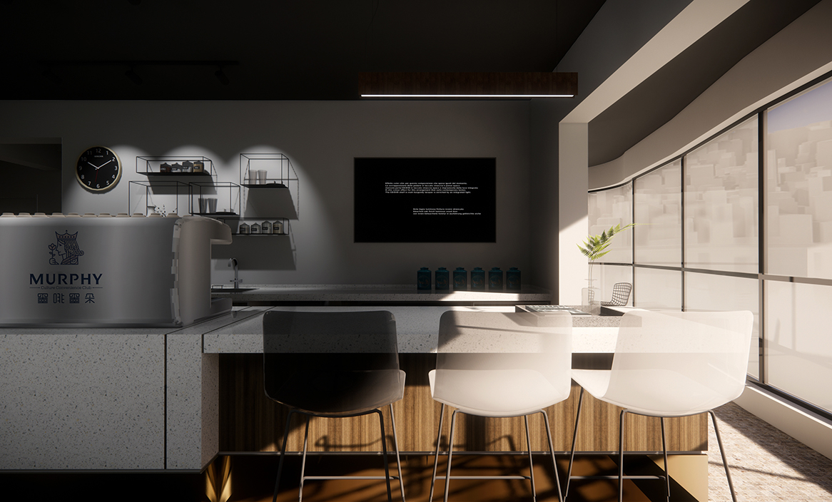 墨啡墨朵咖啡品牌空間設(shè)計